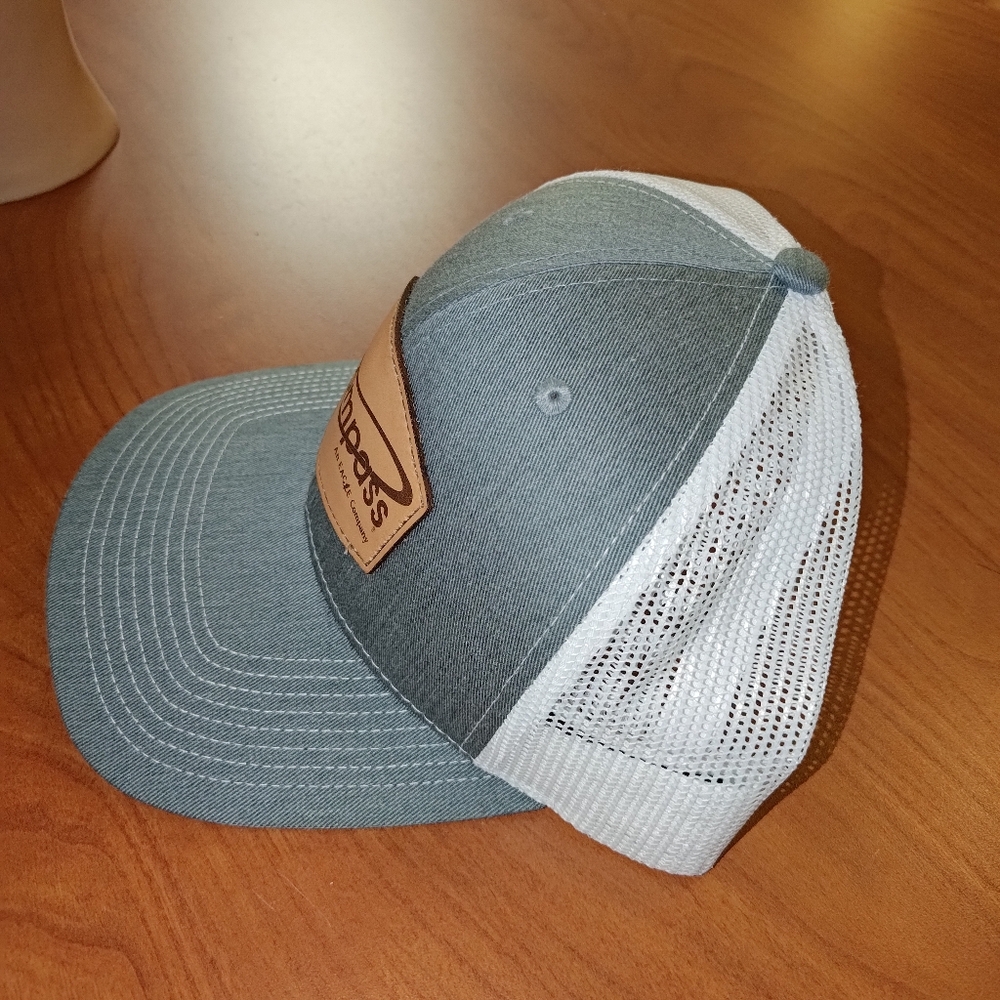 Encompass Stitched Leather Patch Trucker Mesh Sna… - image 5